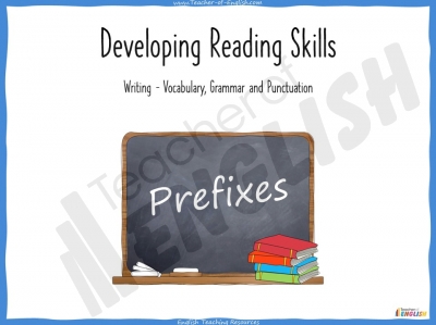 Developing Reading Skills - Prefixes Teaching Resources